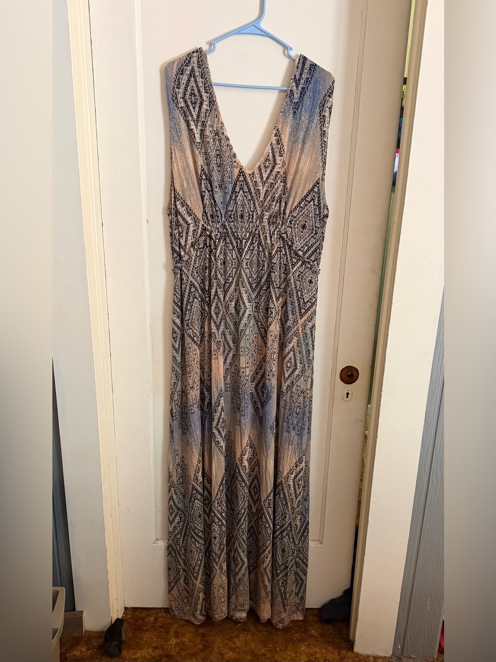 TART  GRECIA PLUS MAXI DRESS Size 4X Soft Long Summer Dress